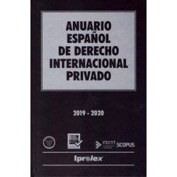 Anuario Español de Derecho Internacional Privado. 2019-2020
