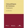 Lleis Polítiques de Catalunya "Comentaris"