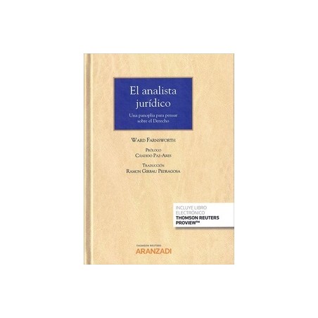 El analista jurídico "Una panoplia para pensar sobre el Derecho (Papel + Ebook)"