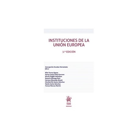 Instituciones de la Unión Europea 2020 "PENDIENTE NUEVA EDICIÓN MARZO 2022"