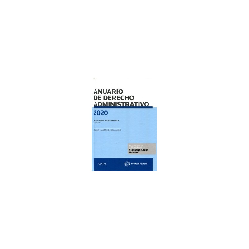 Anuario de Derecho Administrativo 2020 (Papel + Ebook)