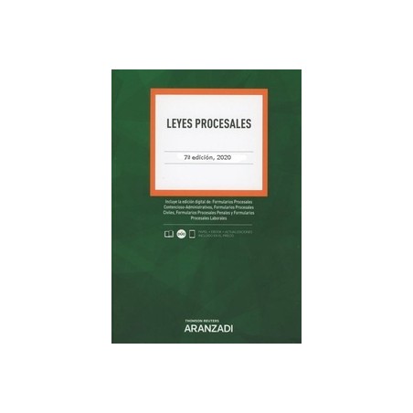 Leyes procesales 2020 (Papel + Ebook)