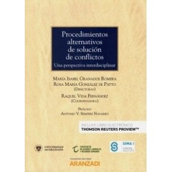 Procedimientos Alternativos de Solución de Conflictos. una Perspectiva Interdisciplinar (Papel +...