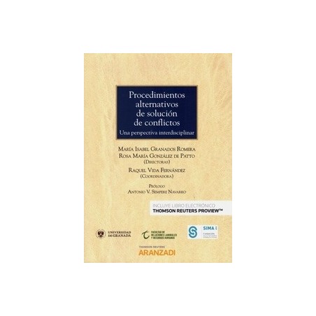 Procedimientos Alternativos de Solución de Conflictos. una Perspectiva Interdisciplinar (Papel + Ebook)