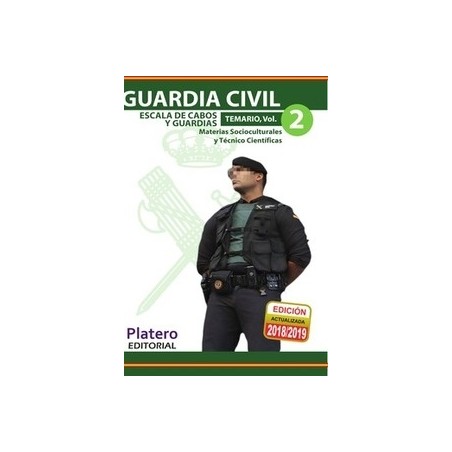 Guardia Civil. Escala de Cabos y Guardias. Temario. Volumen II
