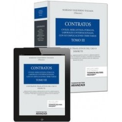 Colección Contratos: Contratos Traslativos del Uso o Disfrute Tomo 3 "Duo: Papel + Ebook...