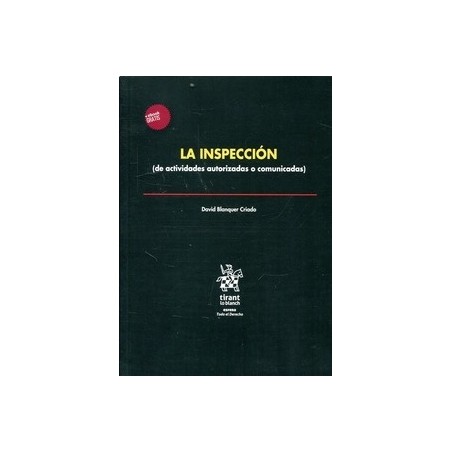 La Inspección (De Actividades Autorizadas o Comunicadas) "Papel + Ebook"