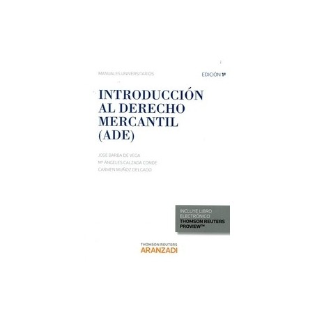 Introducción al Derecho Mercantil (Ade) "(Duo Papel + Ebook)"