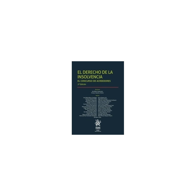El Derecho de la Insolvencia "El Concurso de Acreedores (Papel + Ebook  Actualizable)"
