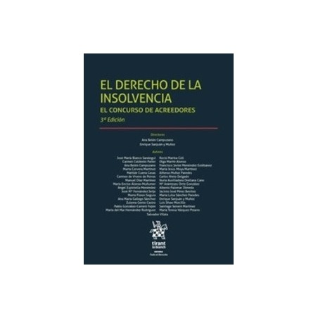 El Derecho de la Insolvencia "El Concurso de Acreedores (Papel + Ebook  Actualizable)"