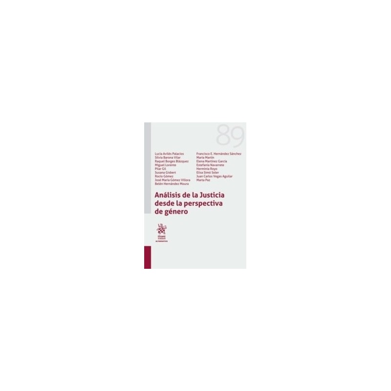 Análisis de la Justicia desde la Perspectiva de Género (Papel + Ebook)