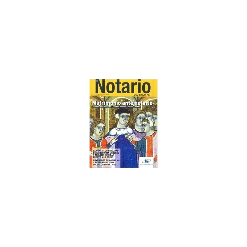 Matrimonio ante Notario "Revista Nº 62 (Julio-Agosto 2015)"