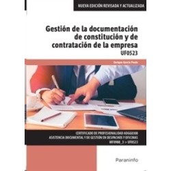 Gestión de la documentación de constitución y de contratación de la empresa