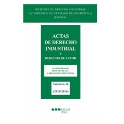 Actas de Derecho Industrial. Vol. 36 (2015-2016) Vol.36 "En Homenaje al Prof. Dr. Dr. H. C....