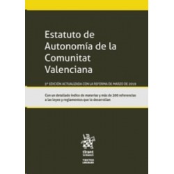 Estatuto de Autonomía de la Comunitat Valenciana (Papel + Ebook)