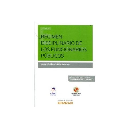 Régimen Disciplinario de los Funcionarios Públicos "(Duo Papel + Ebook)"