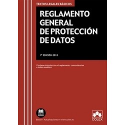 Reglamento General de Protección de Datos 2018 ( Papel + Ebook ) "Contiene Introducción al...