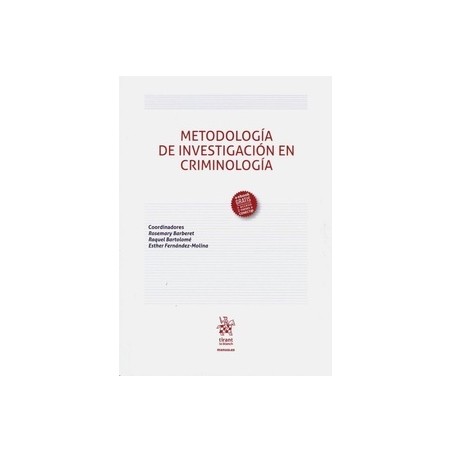Metodología de Investigación en Criminología (Papel + Ebook)
