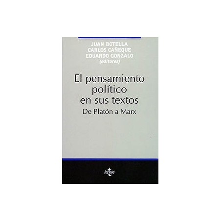 El Pensamiento Político en sus Textos "De Platón a Marx."