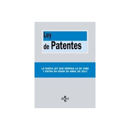 Ley de Patentes "Ley 24/2015, de 24 de Julio"