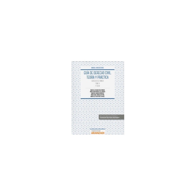Guía de Derecho civil. Teoría y práctica 2020 Tomo 5 "Derecho de familia (Papel + Ebook)"