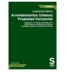 Arrendamientos Urbanos y Propiedad Horizontal. Legislación Básica