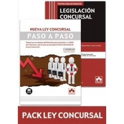 Pack "Nueva Ley Concursal" "Guia Nueva Ley Concursal Paso a Paso + Codigo Legislación Concursal (Tlb)"