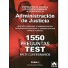 1550 Preguntas Test en 31 Cuestionarios para Opositores a Cuerpos Generales de Justicia Tomo 1 "Preparación de Acceso a los Cue