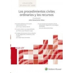 Los procedimientos civiles ordinarios y los recursos (Estuche con 4 tomos) "Colección 20 años LEC...