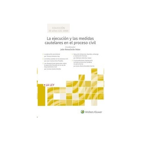 La ejecución y las medidas cautelares en el proceso civil (Estuche 5 tomos) "Colección 20 años LEC 2000"