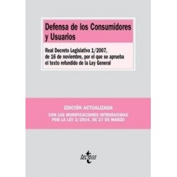 Defensa de los Consumidores y Usuarios. "Real Decreto Legislativo 1/2007, de 16 de Noviembre, por...