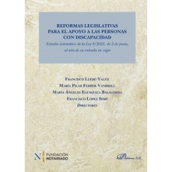 Reformas legislativas para el Apoyo a las Personas con Discapacidad "Estudio sistemático de la...