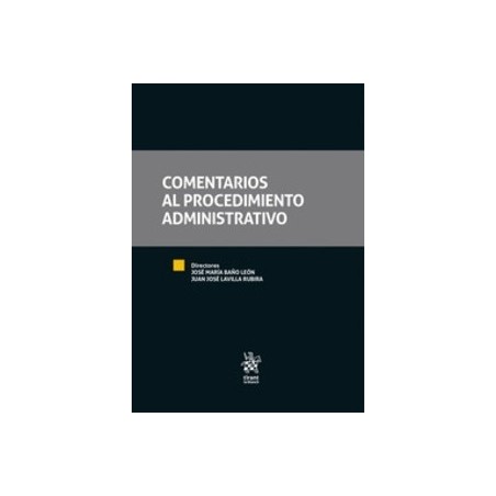 Comentarios al procedimiento administrativo (Papel + Ebook)