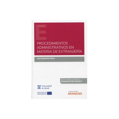 Procedimientos administrativos en materia de extranjería (Papel + e-book)