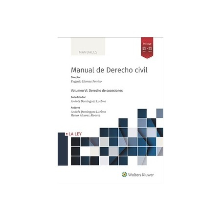 Manual de derecho civil Vol.6 "Derecho de sucesiones (Papel + Digital)"