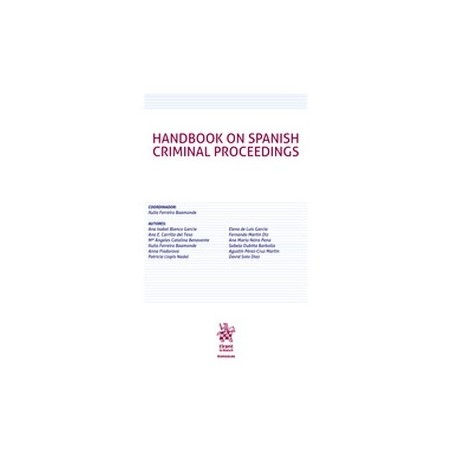 Handbook on spanish criminal proceedings