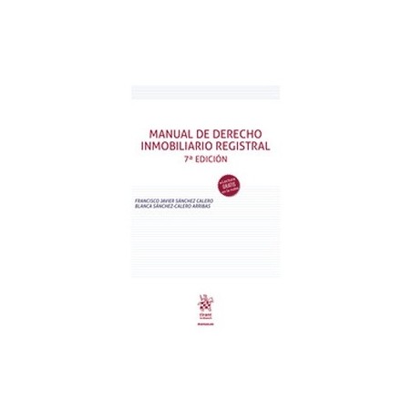 Manual de derecho inmobiliario registral (Papel + Ebook)