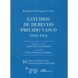 Estudios de Derecho Privado Vasco 1919-1951