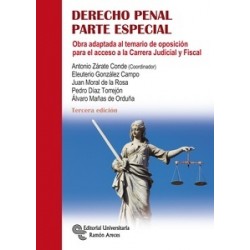 Derecho Penal. Parte especial 2021 "Obra adaptada al temario de oposición para el acceso a la...