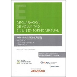 Declaracion de Voluntad en un Entorno Virtual (Papel + Ebook)