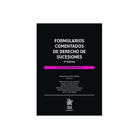 Formularios Comentados de Derecho de Sucesiones (Papel + Ebook)