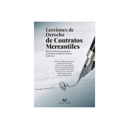 Lecciones de Derecho de contratos mercantiles