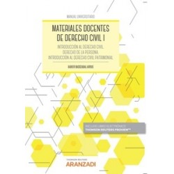 Materiales Docentes de Derecho Civil I "Introduccion al Derecho Civil. Derecho de la Persona....