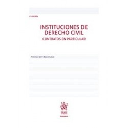 Instituciones de Derecho Civil. Contratos en Particular
