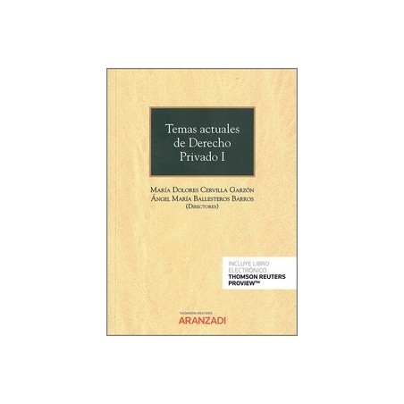Temas actuales de Derecho Privado I (Papel + Ebook)