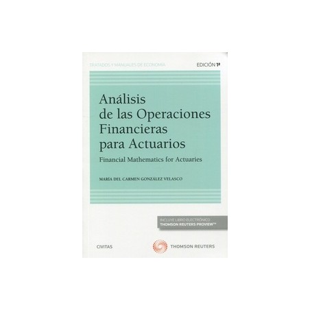 Análisis de las operaciones financieras para actuarios "Financial mathematics for actuaries"