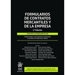Formularios de contratos mercantiles y de la empresa "Formularios y documentos adaptados a la...