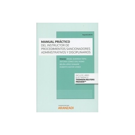 Manual práctico del instructor de procedimientos sancionadores administrativos y disciplinarios