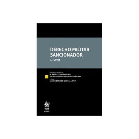 Derecho Militar Sancionador. 3 Tomos (Papel + Ebook)