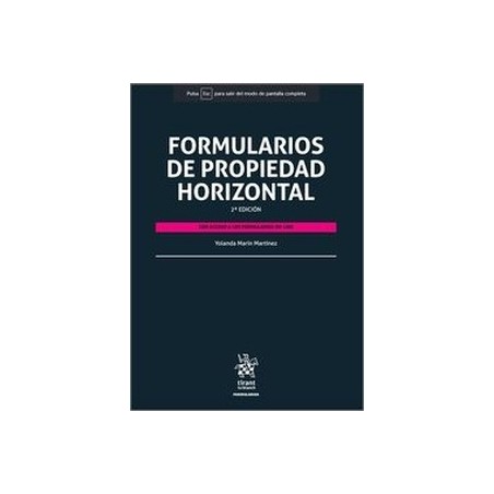 Formularios de Propiedad Horizontal 2022 (Papel + Ebook)